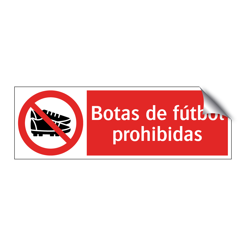 Botas de fútbol prohibidas