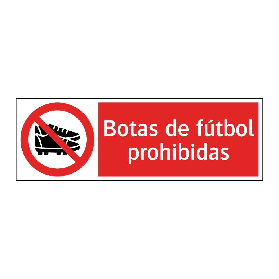 Botas de fútbol prohibidas