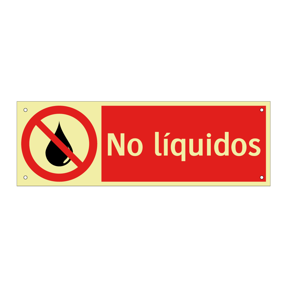 No líquidos