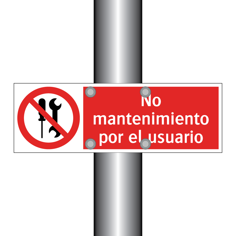 No mantenimiento por el usuario
