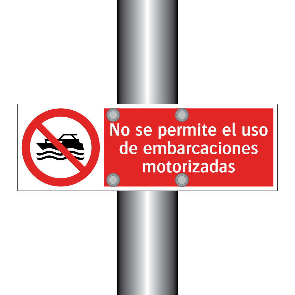 No se permite el uso de embarcaciones motorizadas