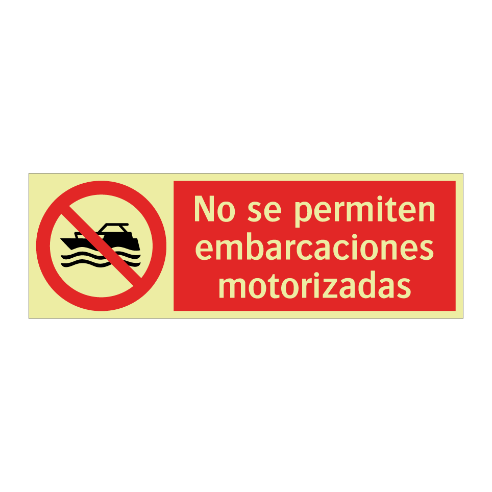 No se permiten embarcaciones motorizadas