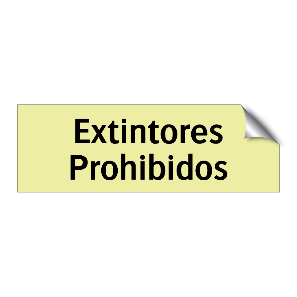 Extintores Prohibidos