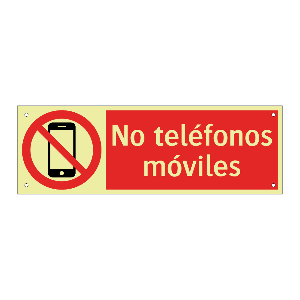 No teléfonos móviles