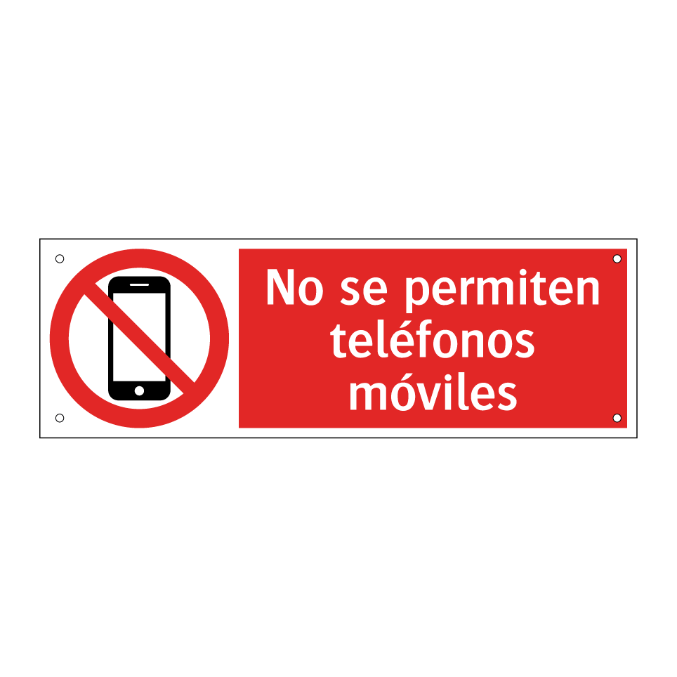 No se permiten teléfonos móviles