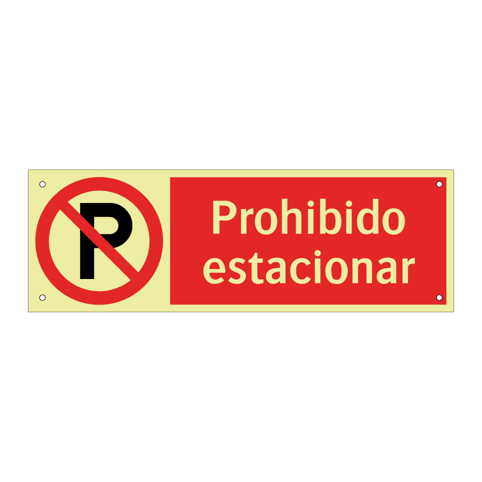 Prohibido estacionar