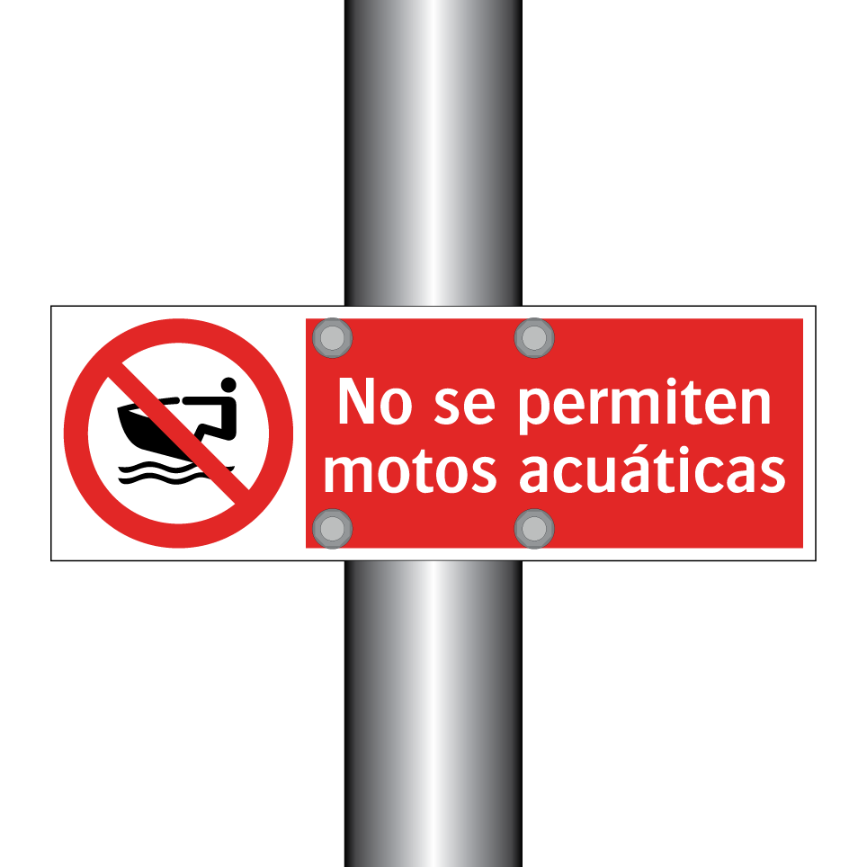 No se permiten motos acuáticas