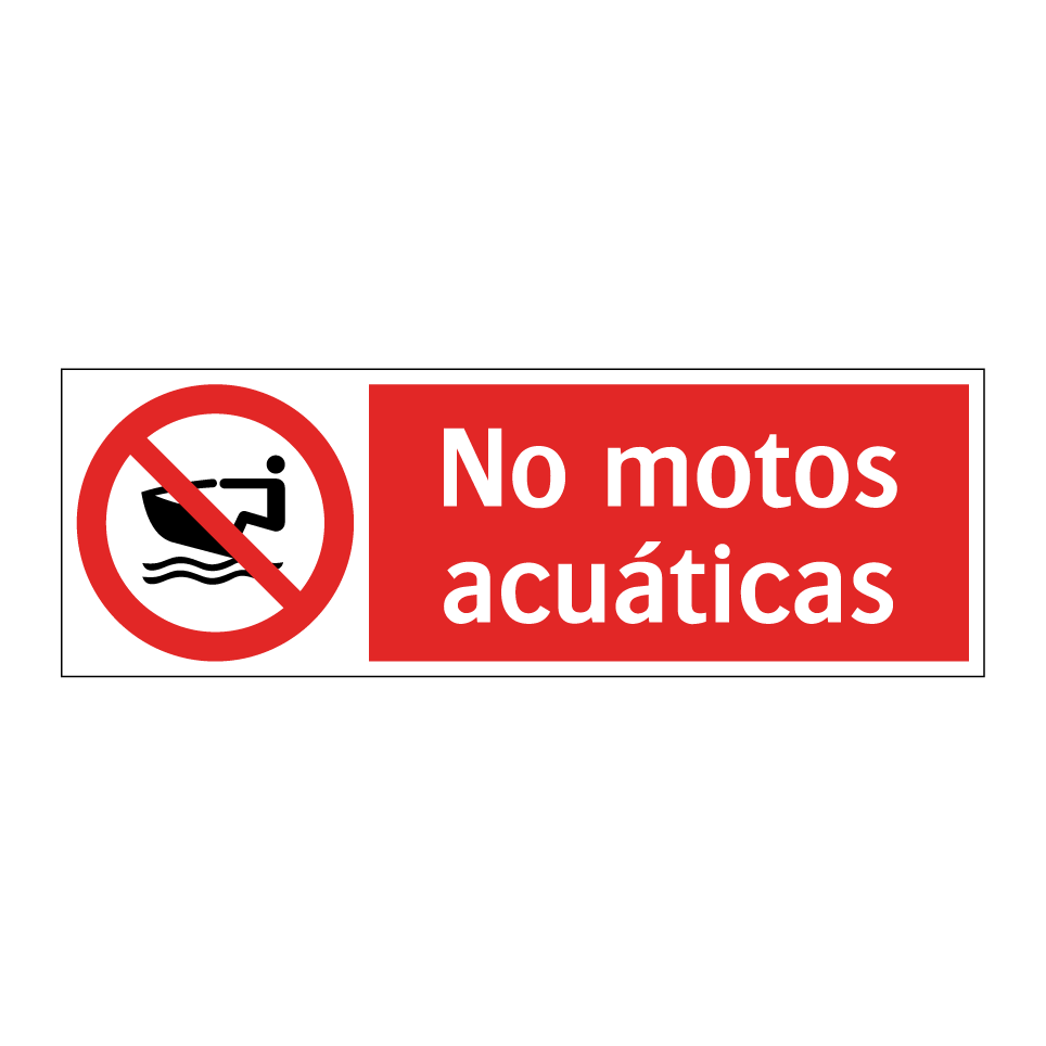 No motos acuáticas