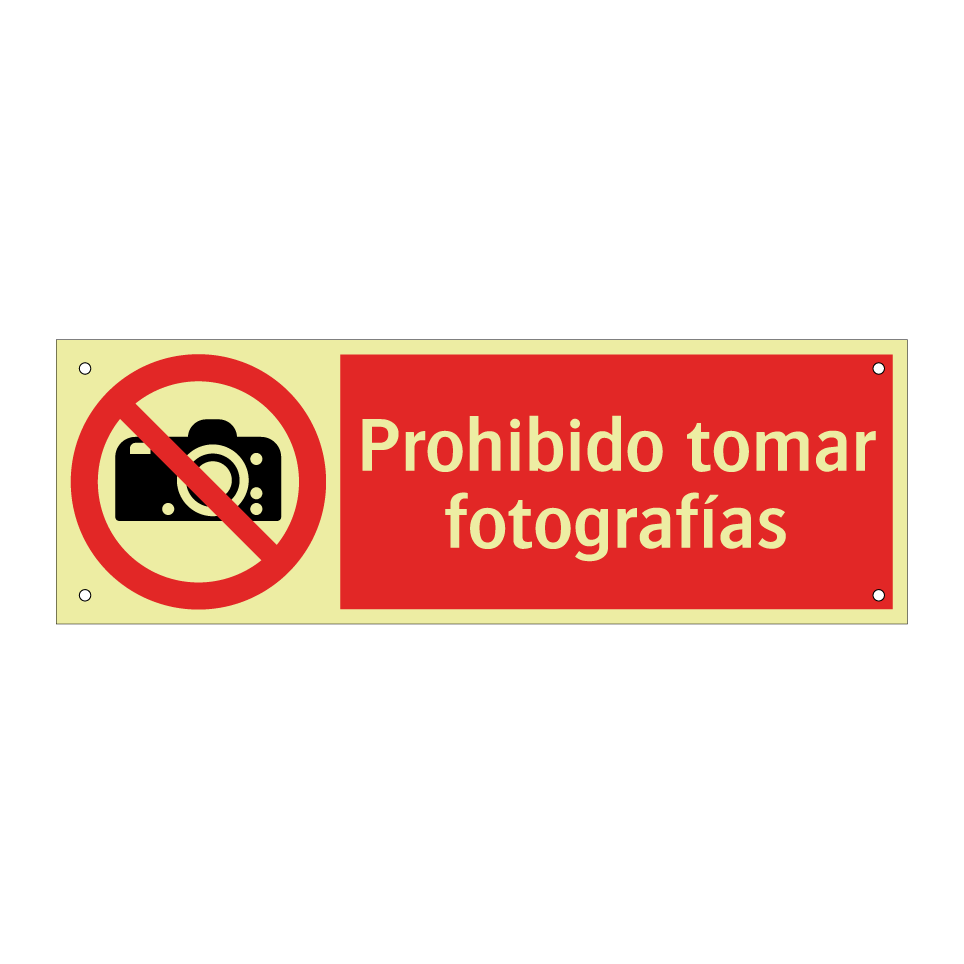 Prohibido tomar fotografías