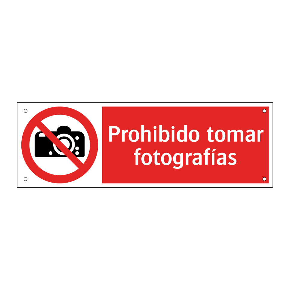 Prohibido tomar fotografías