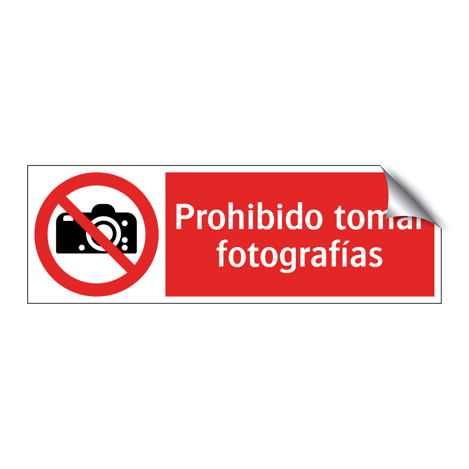 Prohibido tomar fotografías