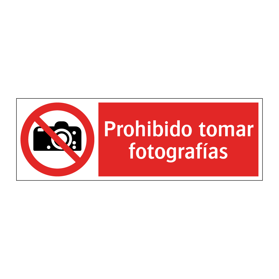 Prohibido tomar fotografías