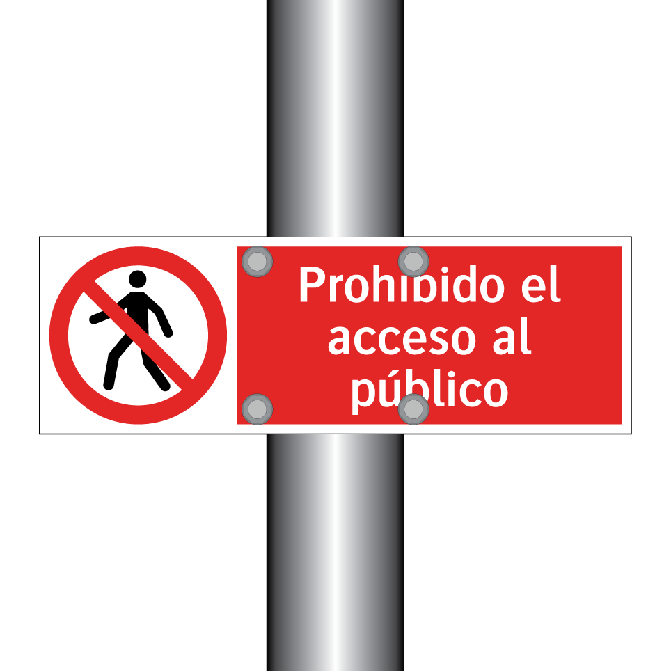Prohibido el acceso al público