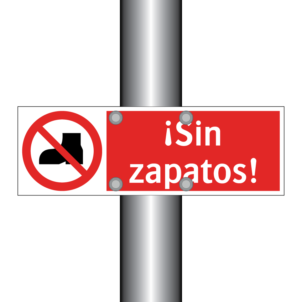 ¡Sin zapatos!