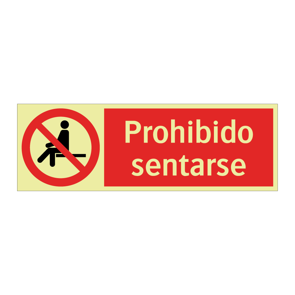 Prohibido sentarse