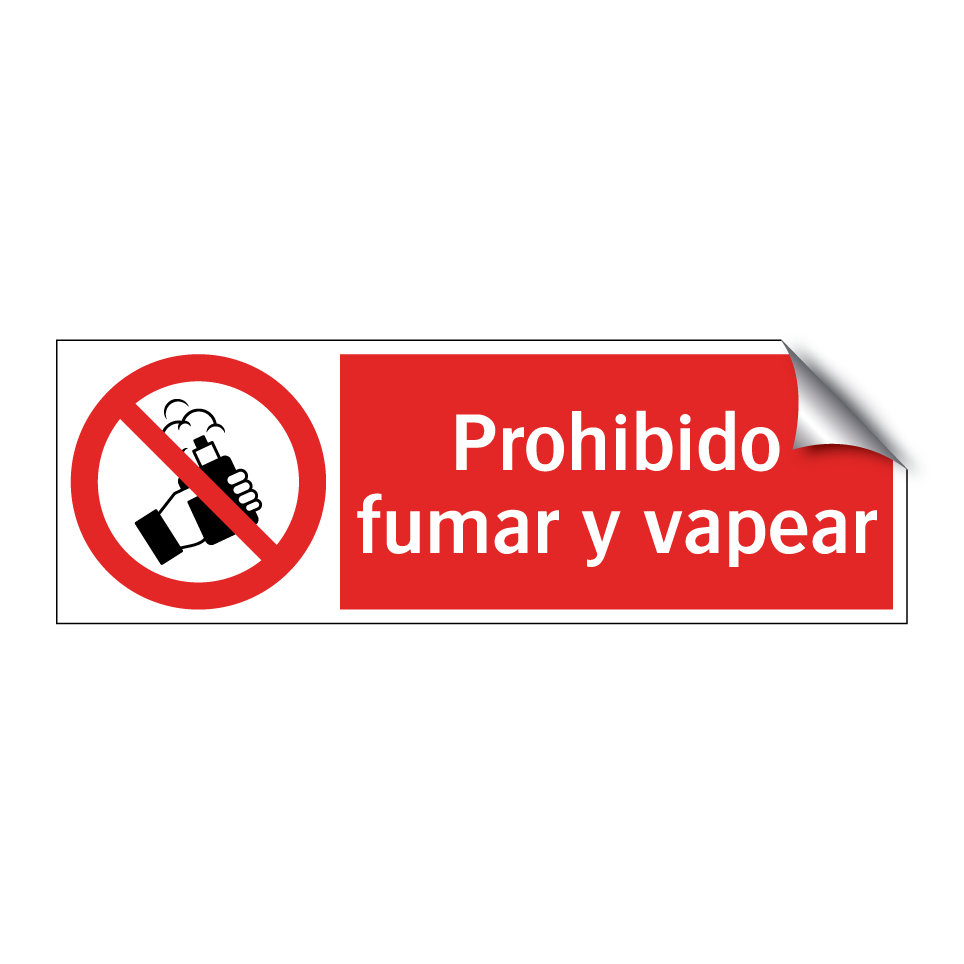 Prohibido fumar y vapear
