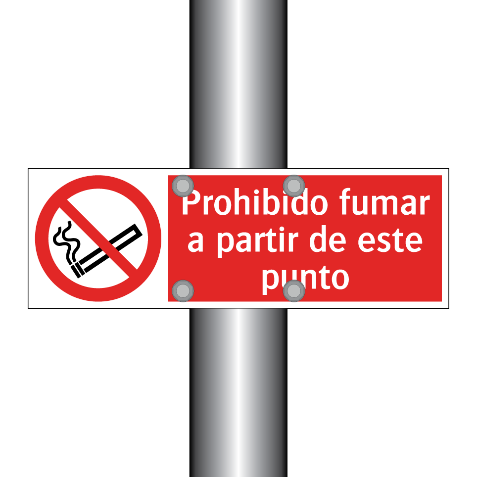 Prohibido fumar a partir de este punto