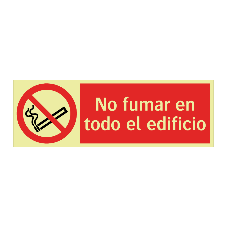 No fumar en todo el edificio