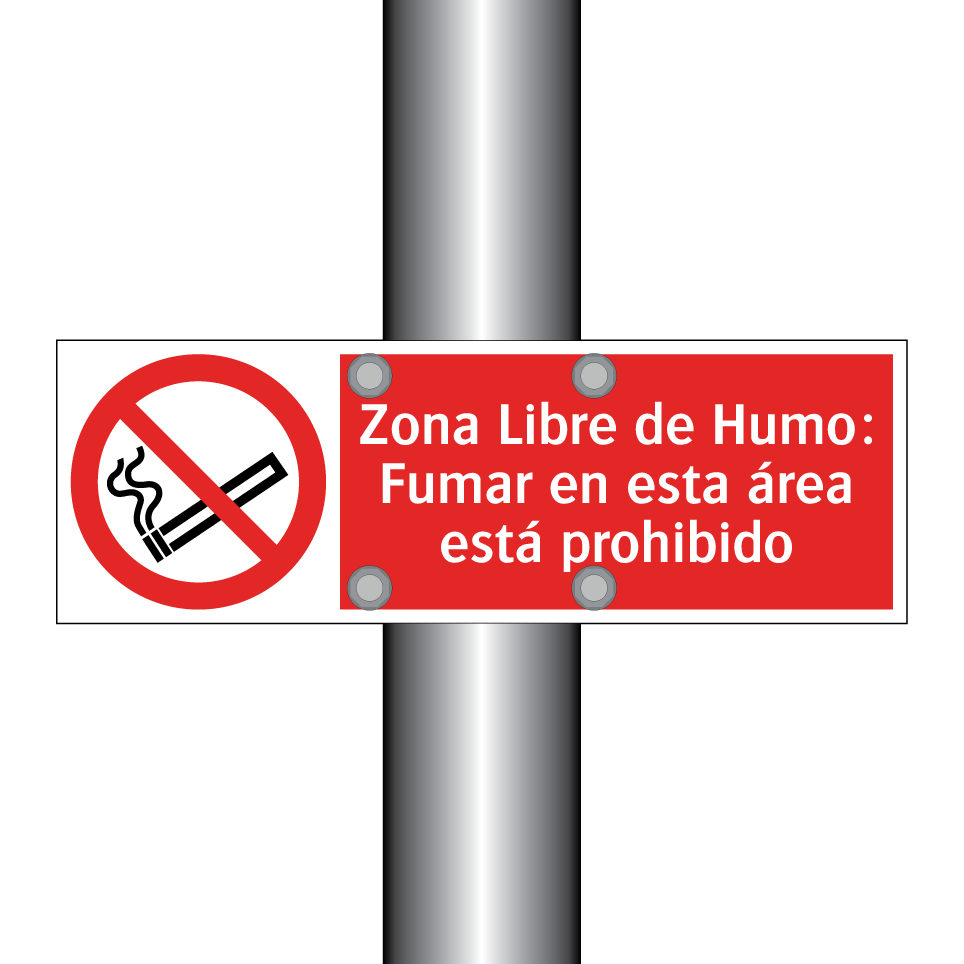 Zona Libre de Humo: Fumar en esta área está prohibido