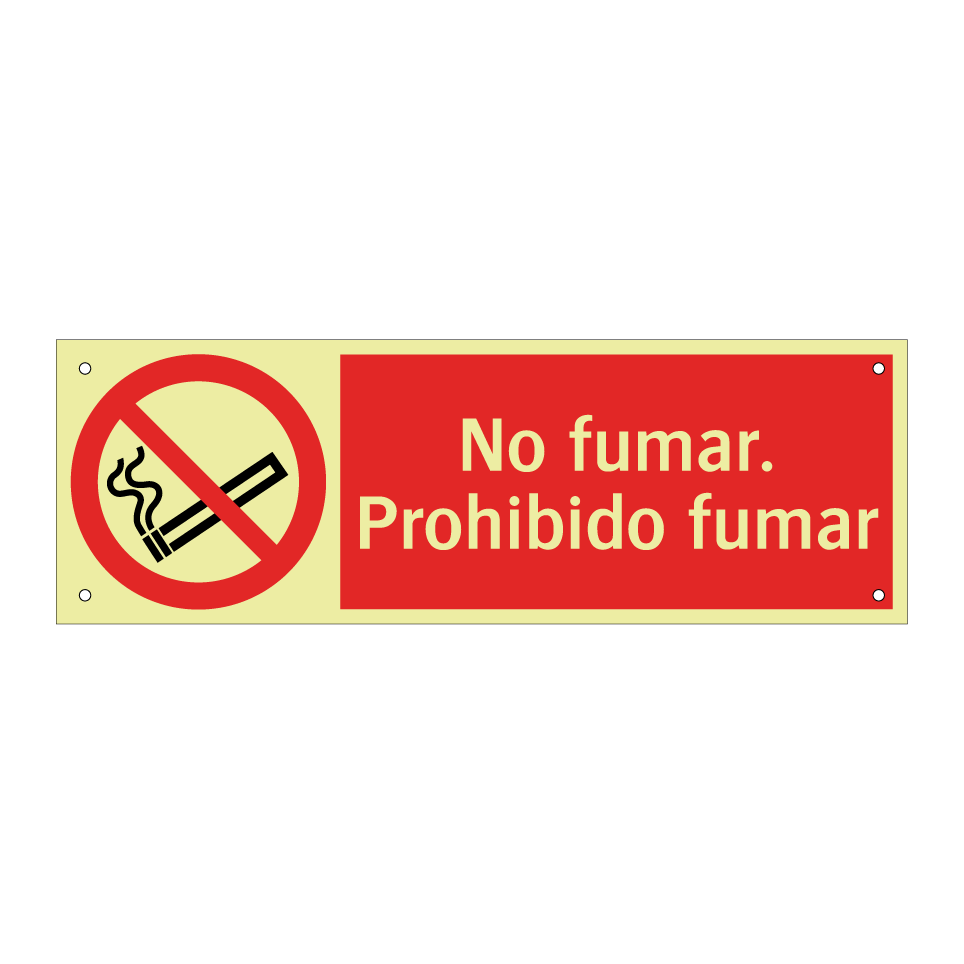 No fumar. Prohibido fumar
