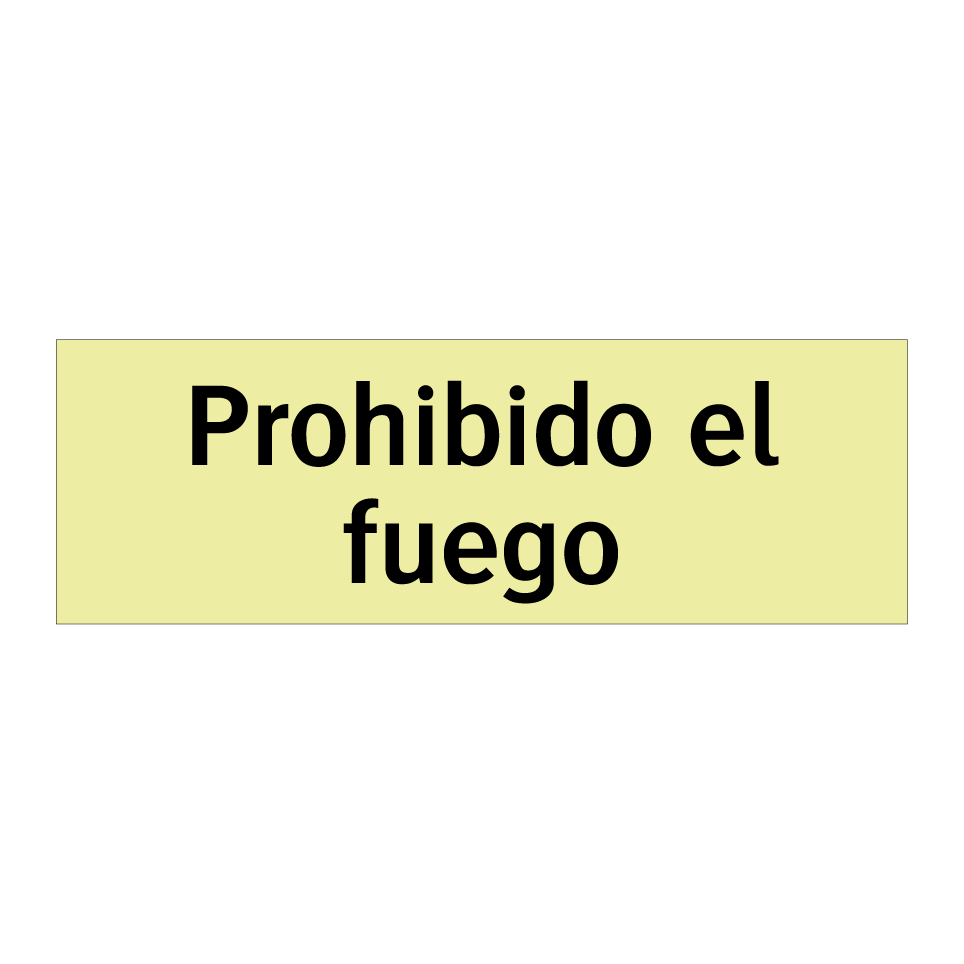 Prohibido el fuego