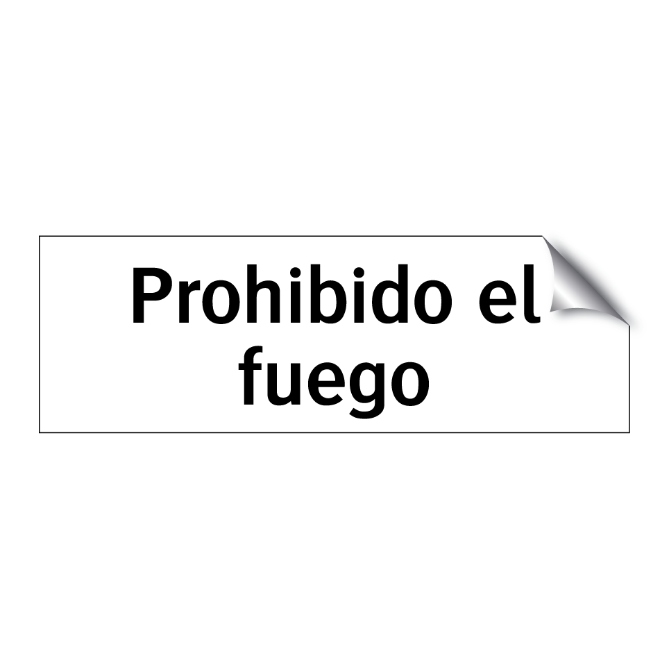 Prohibido el fuego