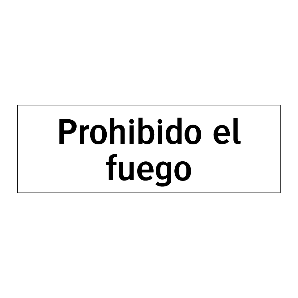 Prohibido el fuego