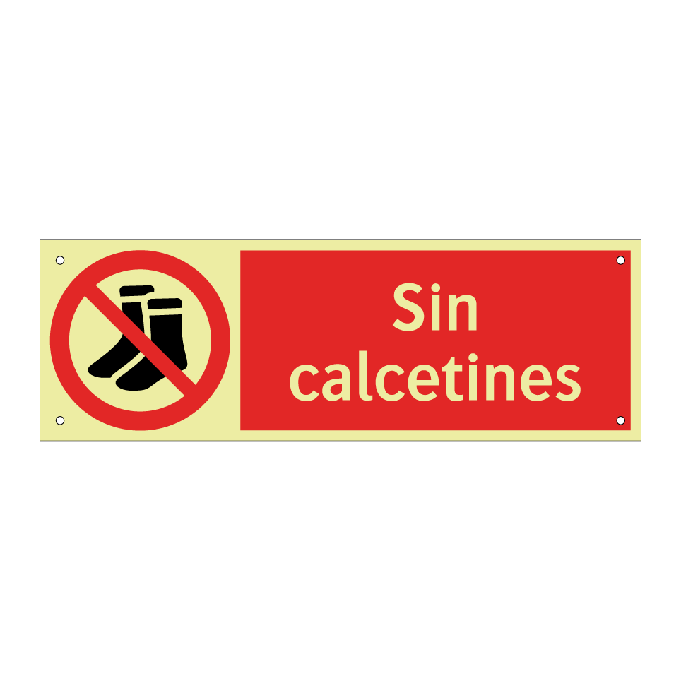 Sin calcetines