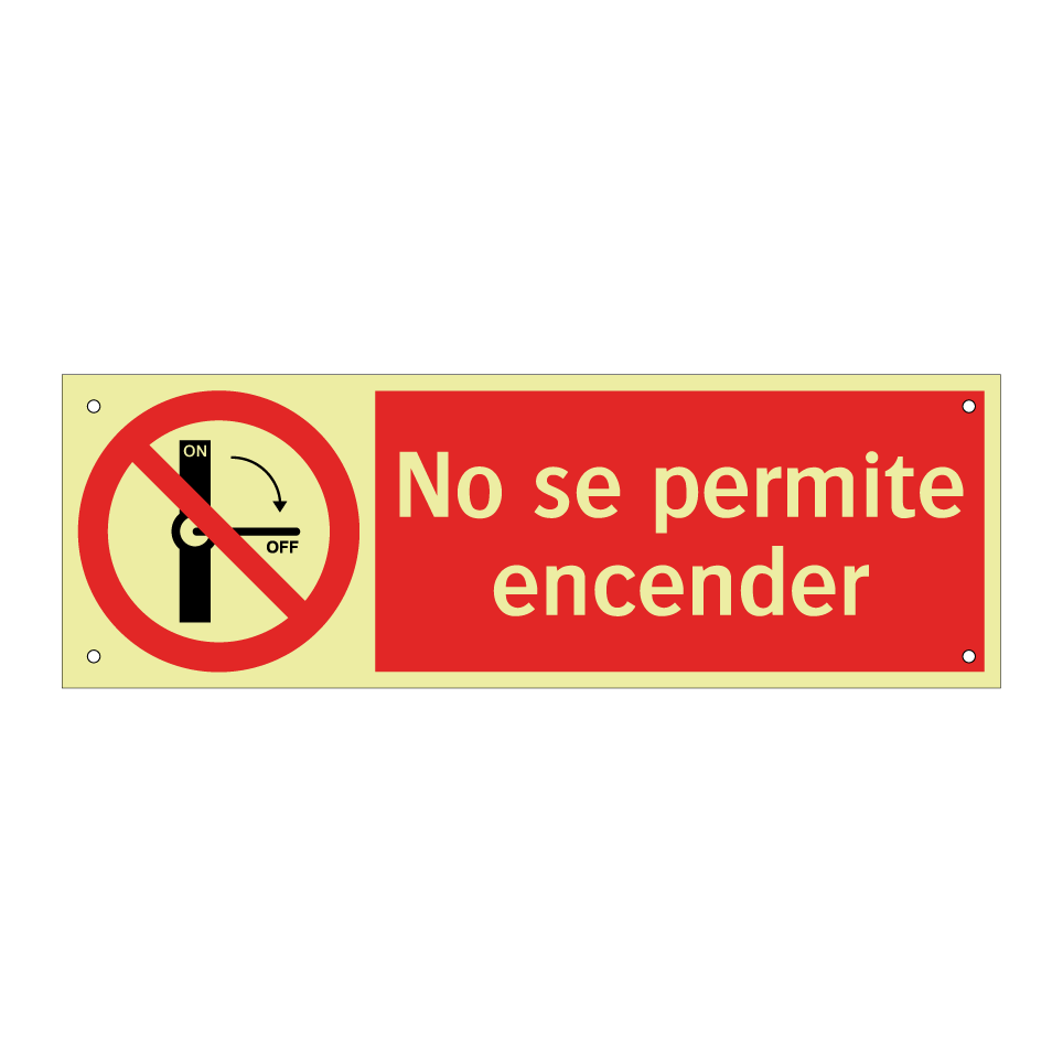 No se permite encender