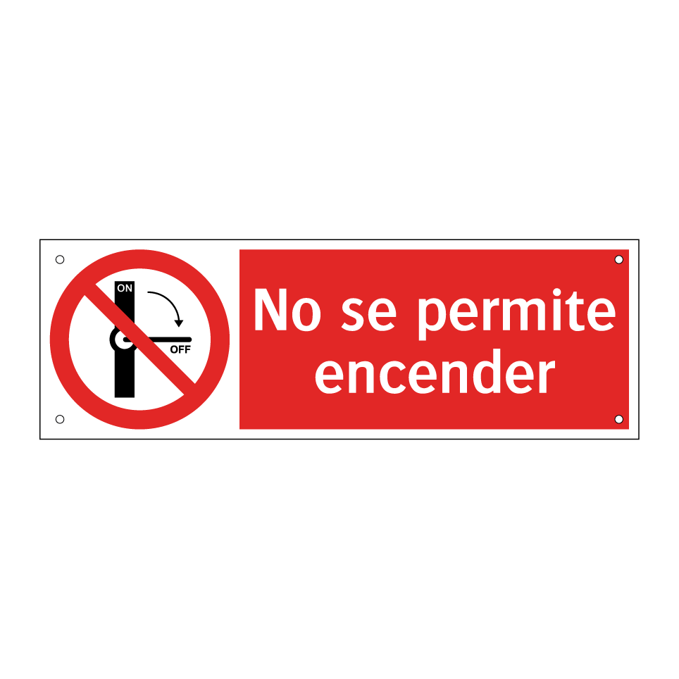 No se permite encender
