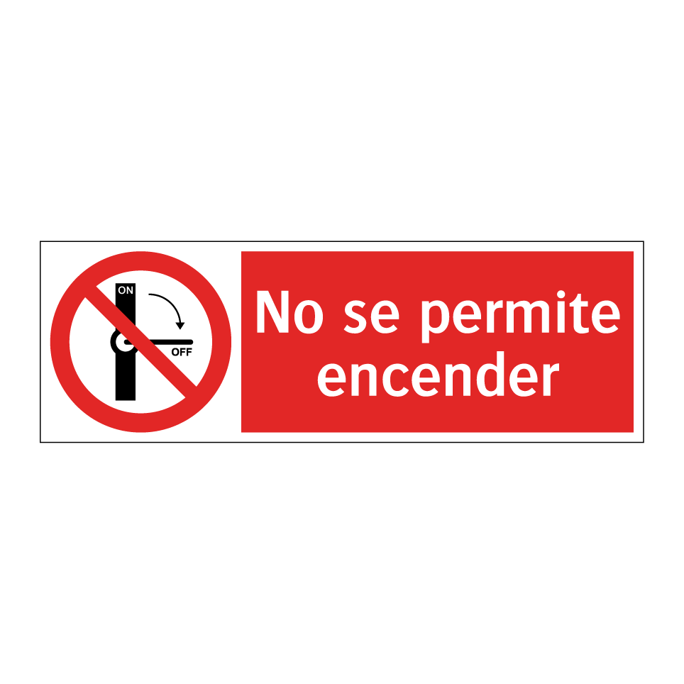 No se permite encender