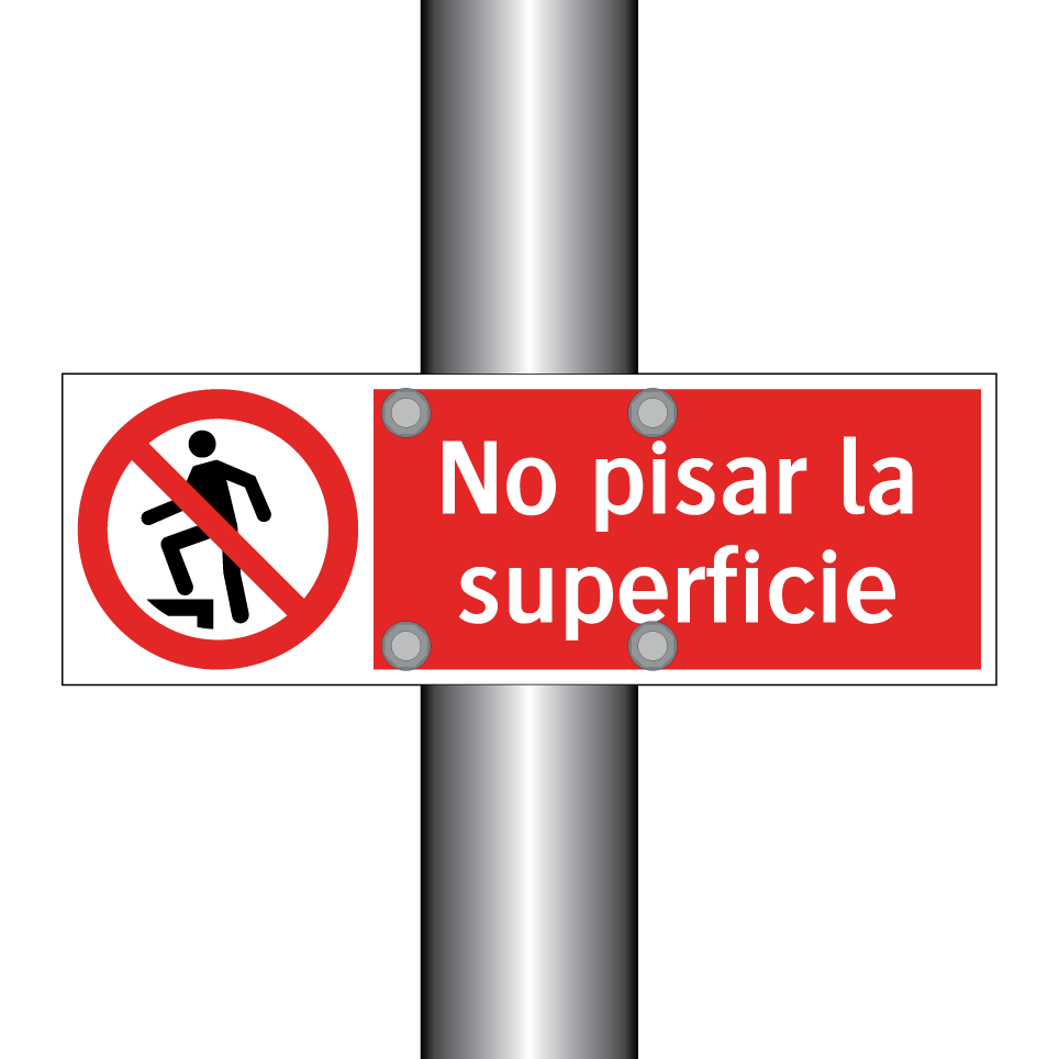 No pisar la superficie