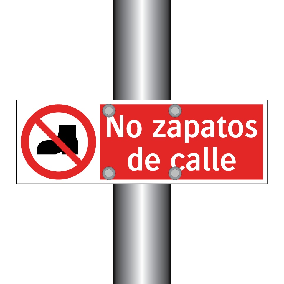 No zapatos de calle