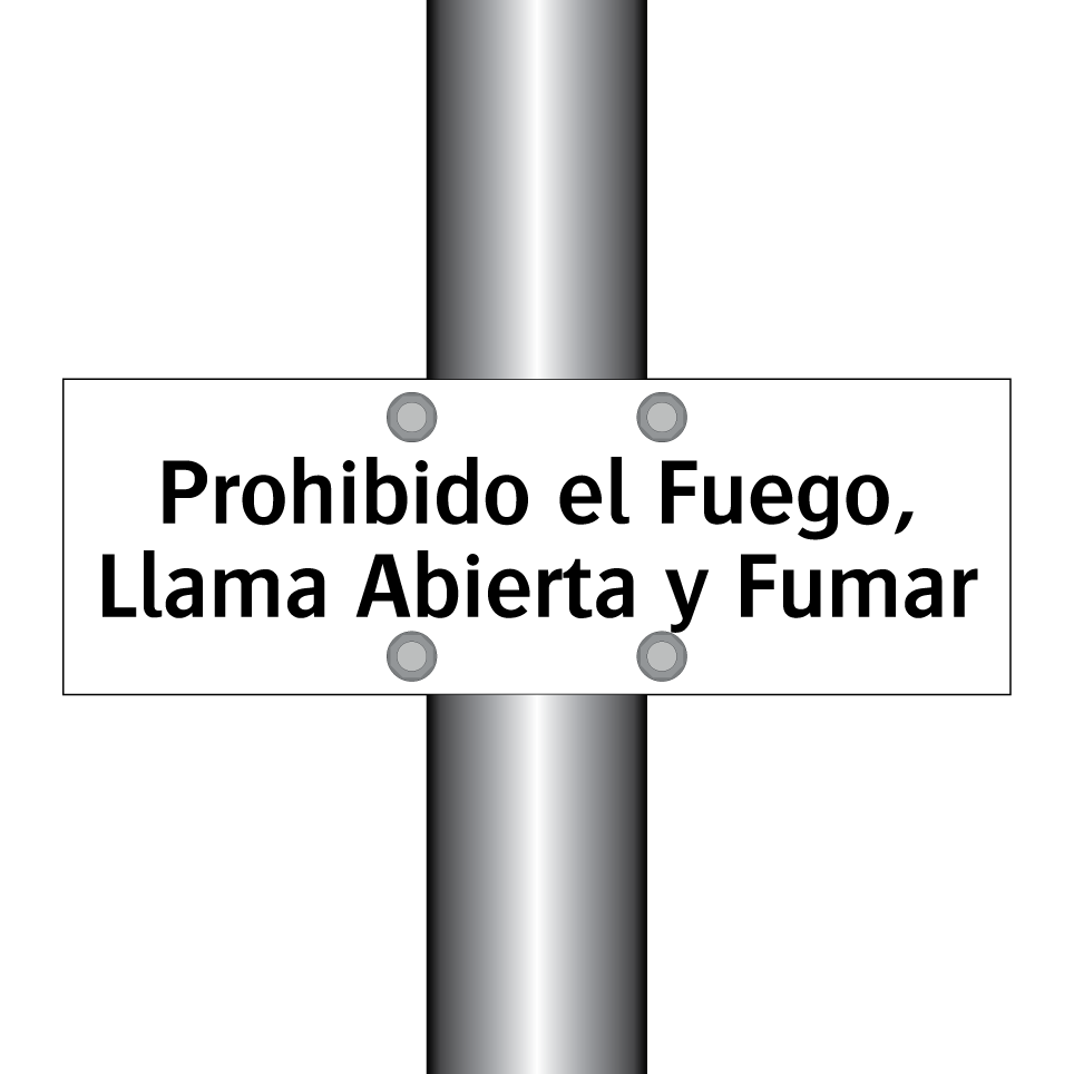 Prohibido el Fuego, Llama Abierta y Fumar