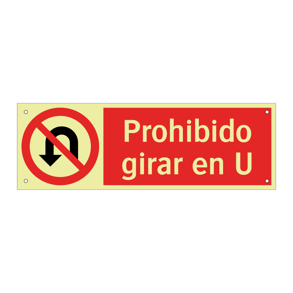 Prohibido girar en U