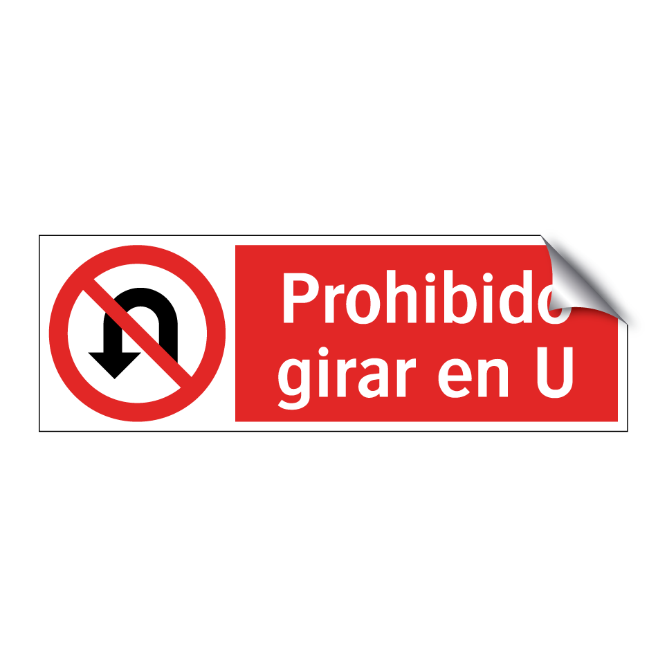 Prohibido girar en U