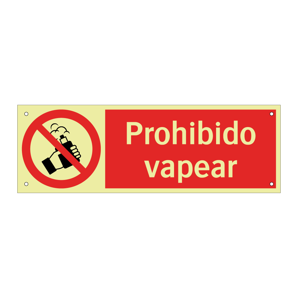 Prohibido vapear