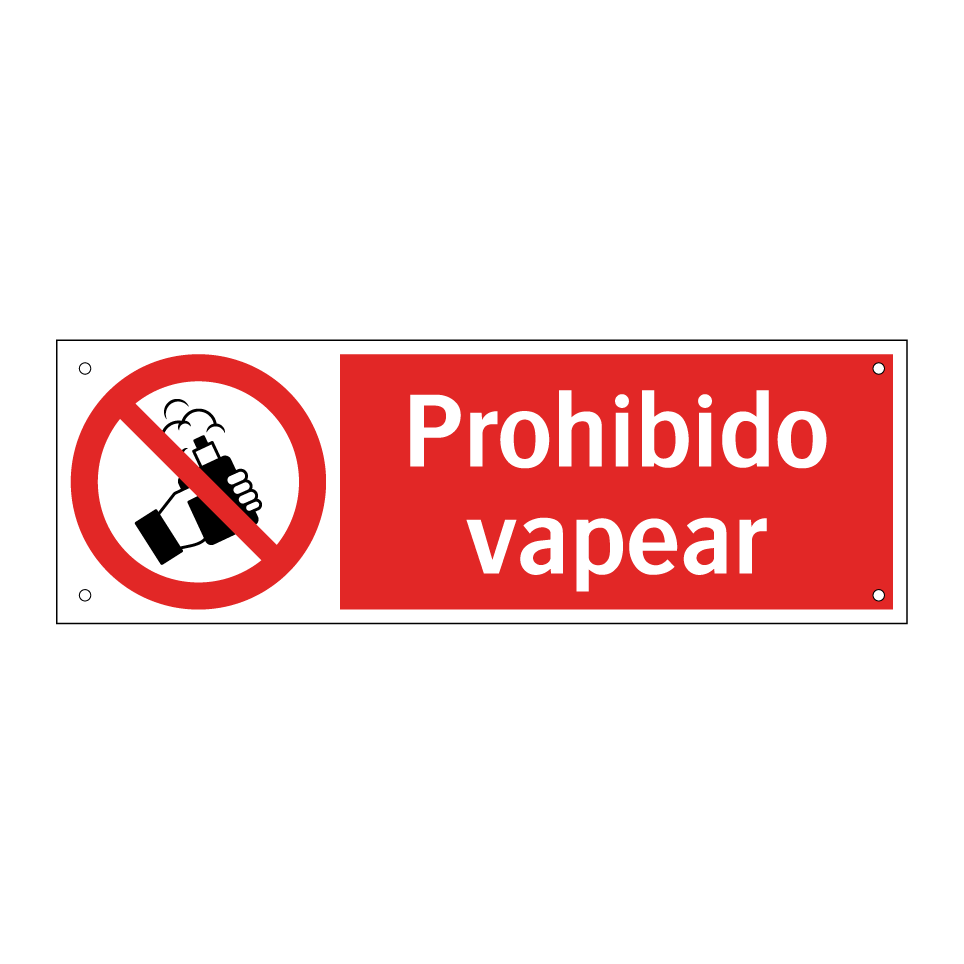 Prohibido vapear