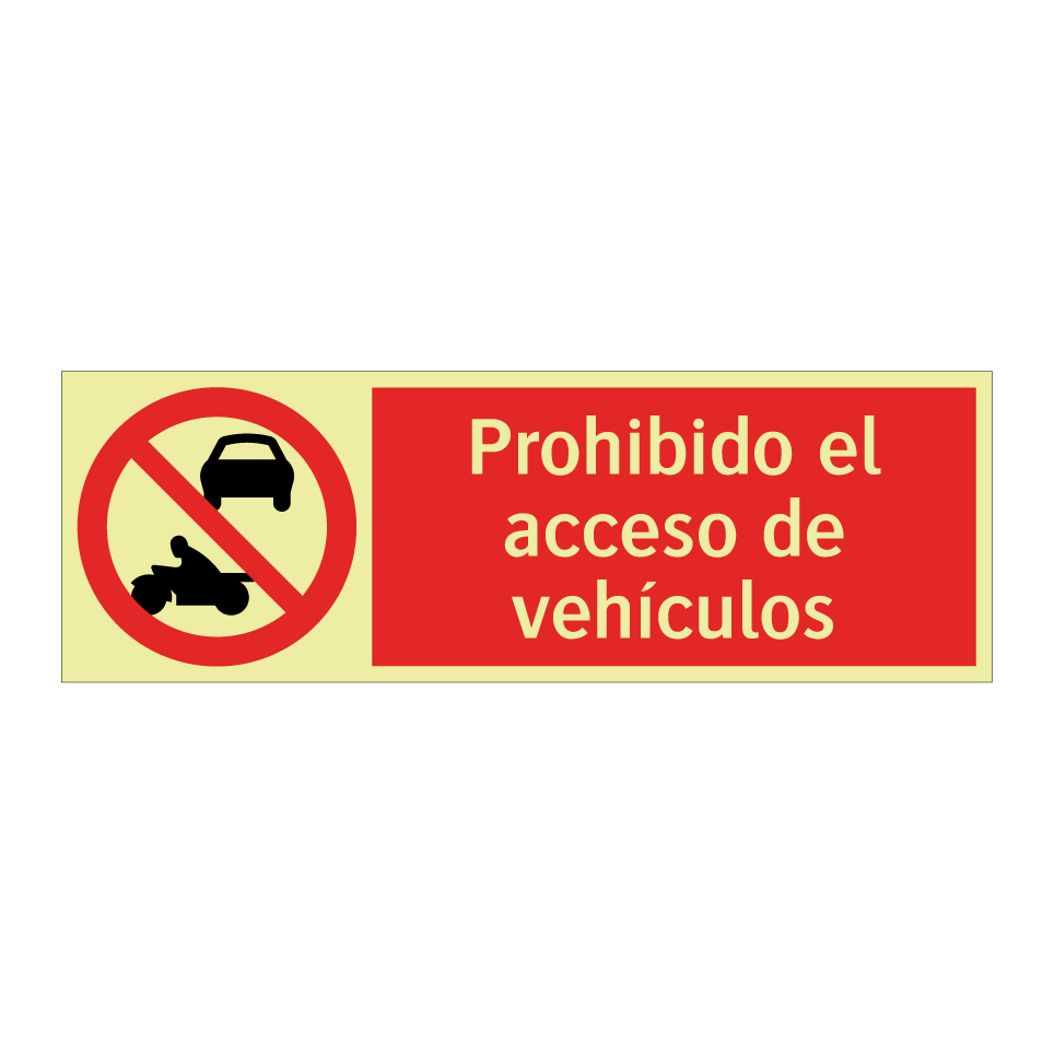 Prohibido el acceso de vehículos