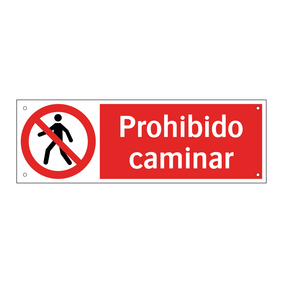 Prohibido caminar