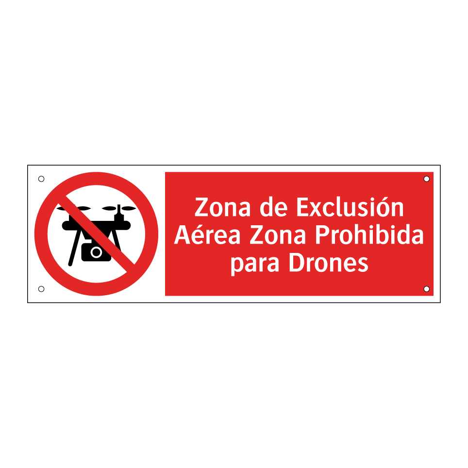 Zona de Exclusión Aérea Zona Prohibida para Drones