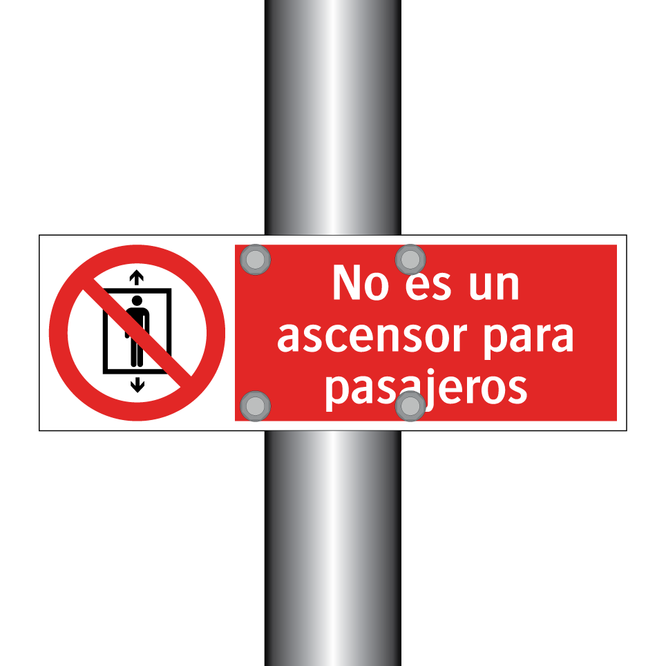 No es un ascensor para pasajeros