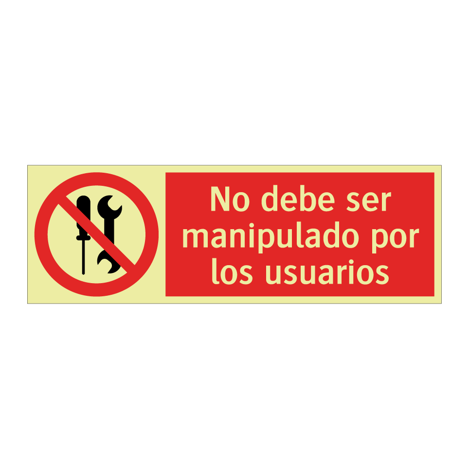 No debe ser manipulado por los usuarios