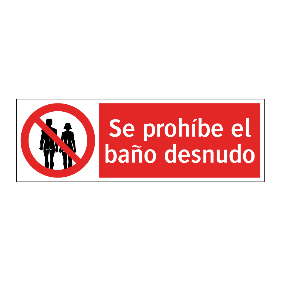 Se prohíbe el baño desnudo