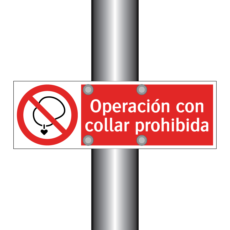 Operación con collar prohibida