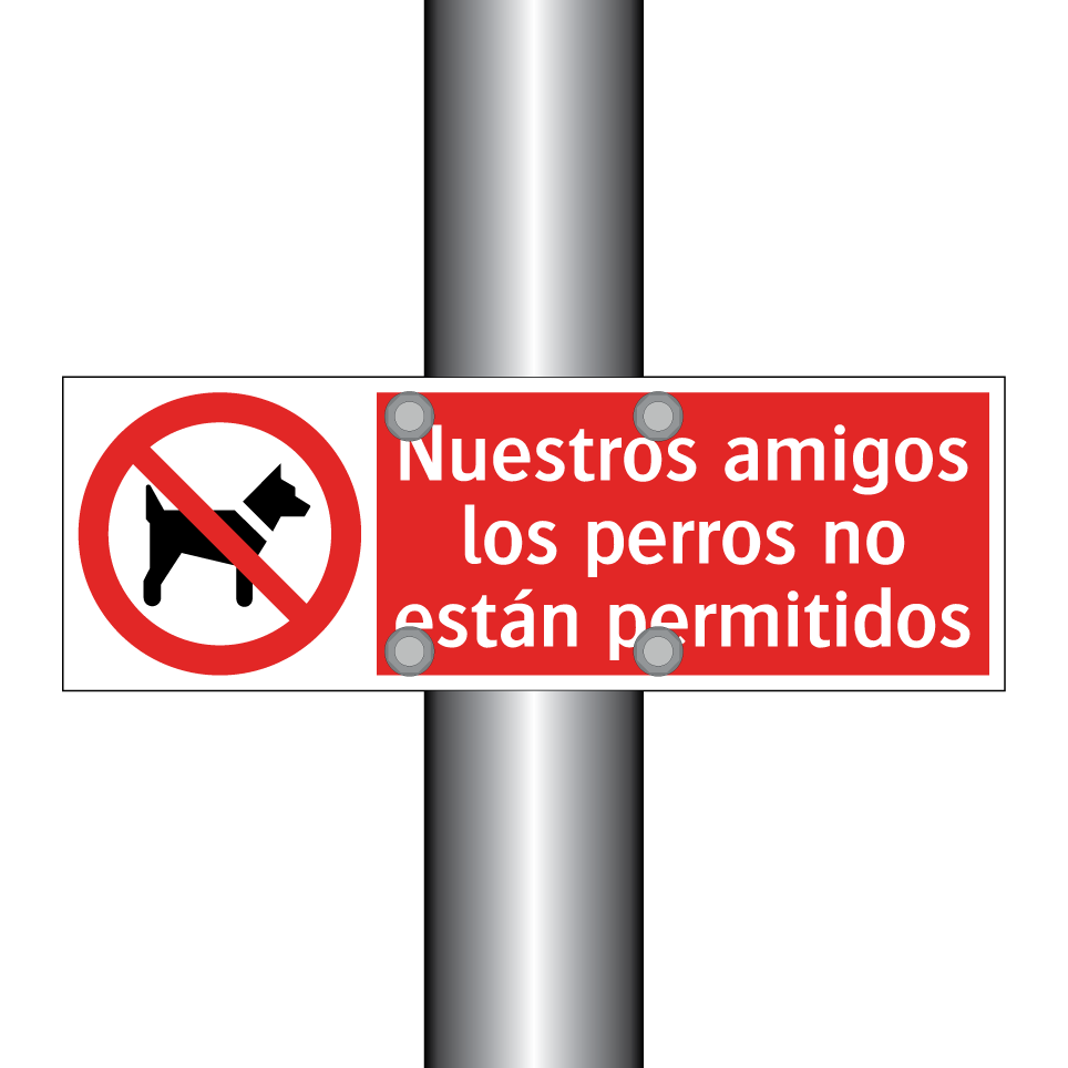 Nuestros amigos los perros no están permitidos