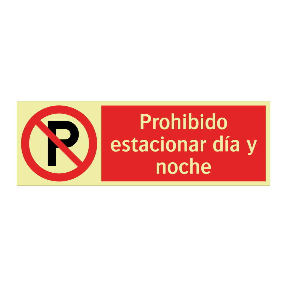 Prohibido estacionar día y noche