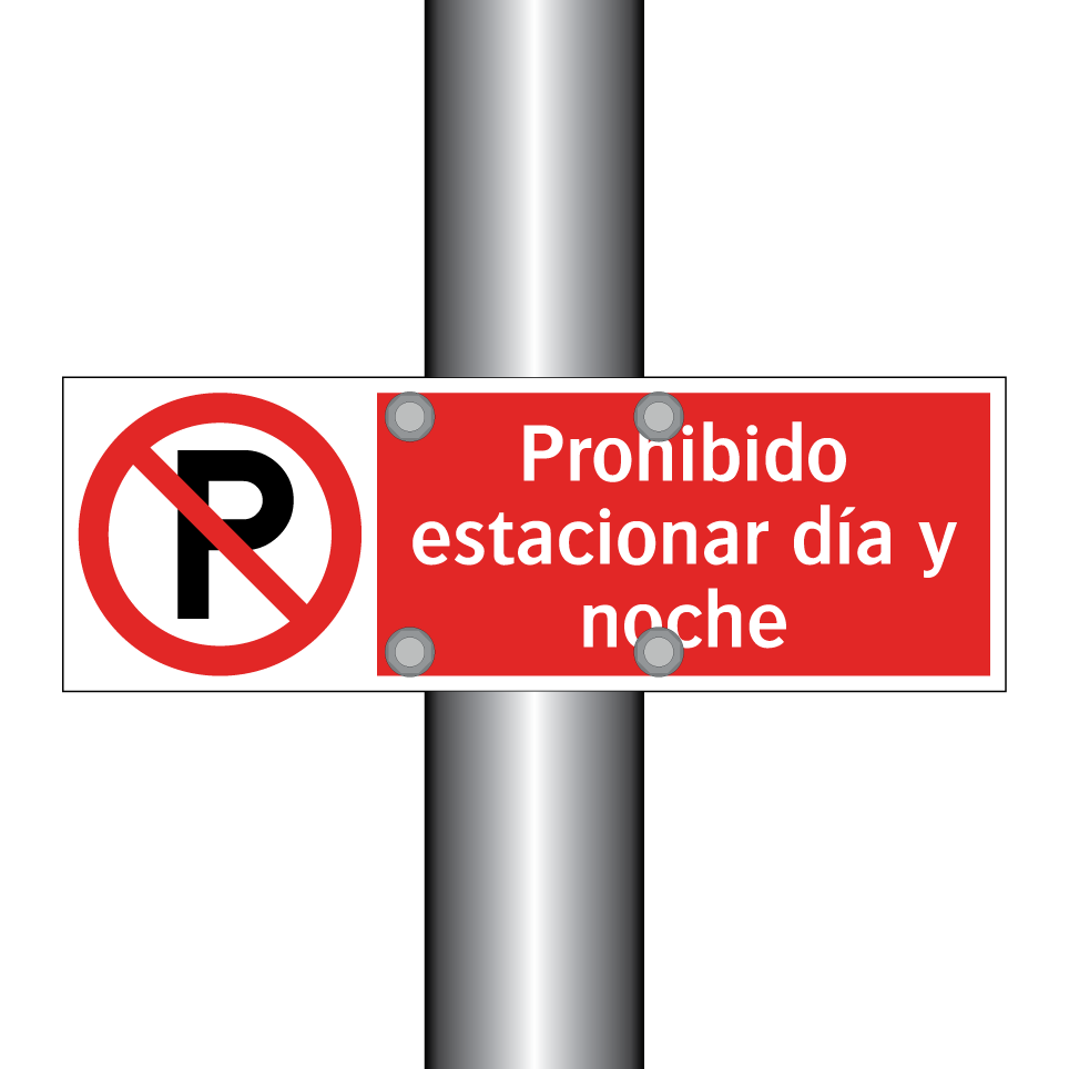 Prohibido estacionar día y noche