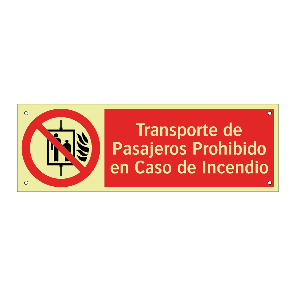 Transporte de Pasajeros Prohibido en Caso de Incendio