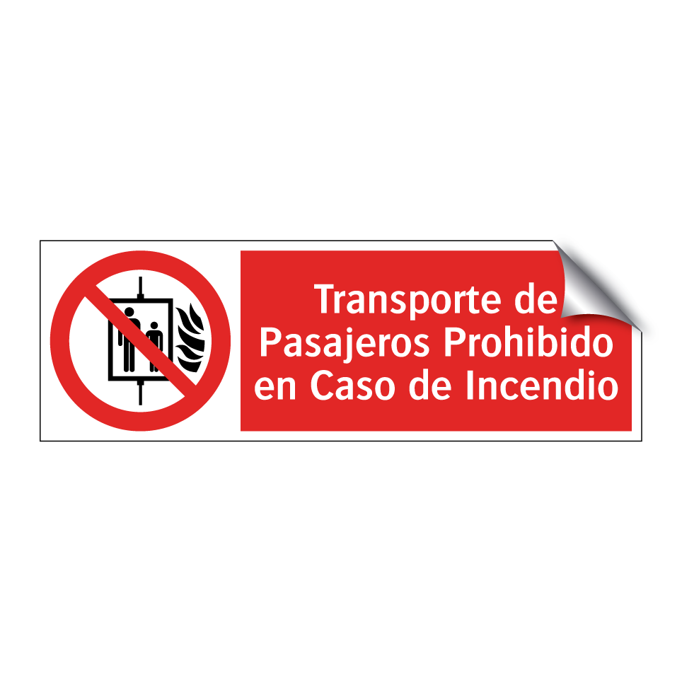 Transporte de Pasajeros Prohibido en Caso de Incendio
